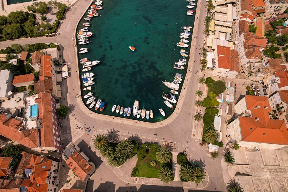 Lokacija Ribarnice Val — Obala kneza Branimira 14, Zadar